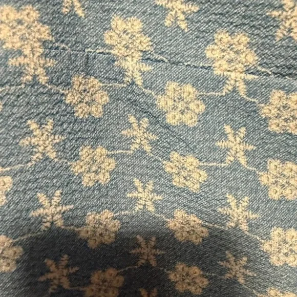 BCBGeneration Light Blue Floral High Waist ruffle Shorts women’s large - Picture 5 of 8